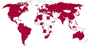 países que han participado en el Programa Internacional de Visitantes